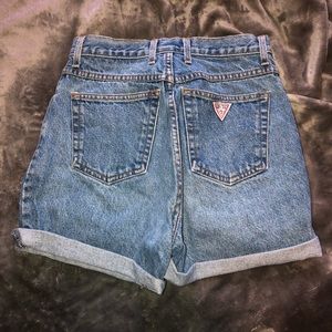 Super High waisted Guess Mom Shorts
